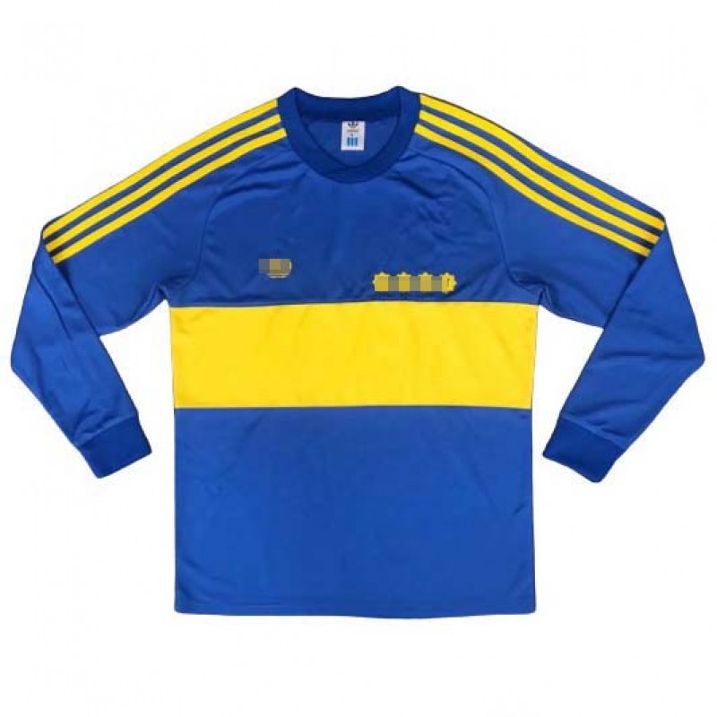 Camiseta Boca Junior Home Retro 1981 ML